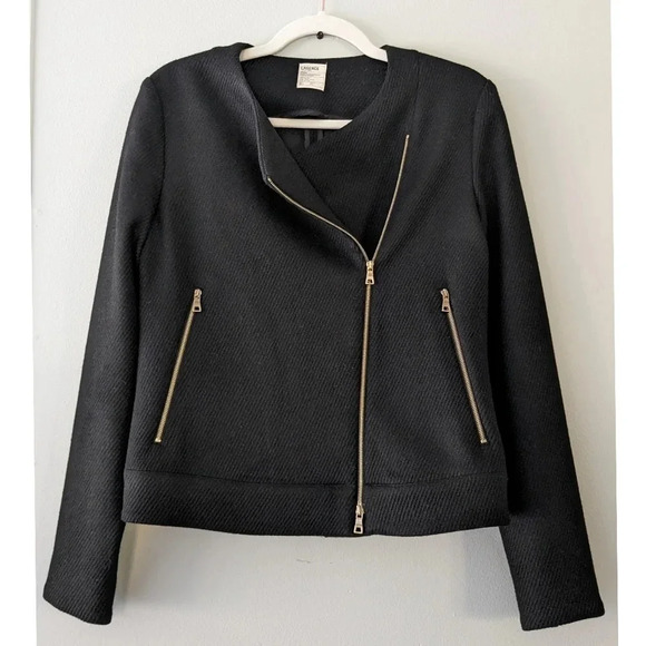 L'Agence Wool Blend Moto Jacket - Picture 2 of 7